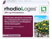 PZN-DE 14006259, Dr. Loges + RhodioLoges 200 mg Filmtabletten, 120 St, Grundpreis: