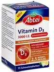 Abtei Vitamin D3 3000 I.E. Schmelztabletten