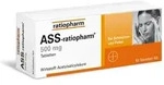 ASS ratiopharm 500mg