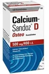 Calcium-Sandoz&reg; D Osteo Kautabletten 500mg/400 I.E.