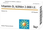 Vitamin D3 K&ouml;hler 2.000 I.E. Kapseln