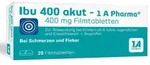 Ibu 400 akut - 1 A Pharma&reg; Filmtabletten