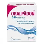 Oralp&auml;don 240 Neutral Elektrolytepulver