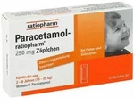 Paracetamol ratiopharm 250 mg Z&auml;pfchen