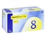 Novofine 8 Kan&uuml;len 0,30x8 mm