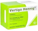 Vertigo Hennig Tabletten
