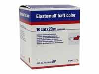 Elastomull haft color 10 cmx20 m Fixierbinde rot