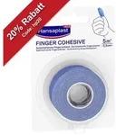 Hansaplast Selbsthaftender Fingerverband 2,5 cm x 5 m Blau