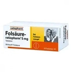 Fols&auml;ure Ratiopharm 5 mg Tabletten