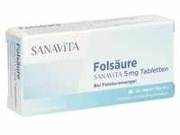 Folsäure Sanavita 5 mg Tabletten