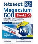 Tetesept Magnesium 500 Direkt Sticks