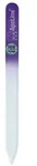 Apoline Nagelfeile Glas 9 cm lila