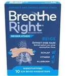 Besser Atmen Breathe Right Nasenstrips beige