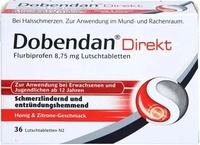 PZN-DE 16503513, Dobendan Direkt Flurbiprofen 8,75 mg Lutschtabletten Inhalt: 36 St