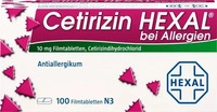 PZN-DE 01830229, Cetirizin Hexal Filmtabletten bei Allergien Inhalt: 100 St