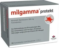PZN-DE 01529731, milgamma protekt Vitamin B1 Tabletten Filmtabletten Inhalt: 90...