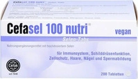 PZN-DE 07008795, Cefasel 100 nutri Selen Tabs Tabletten Inhalt: 80.5 g, Grundpreis: