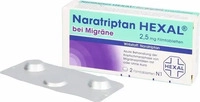 PZN-DE 09334719, Naratriptan Hexal bei Migr&auml;ne 2,5 mg Filmtabletten Inhalt: 2 St