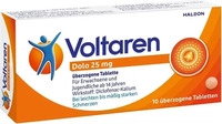 PZN-DE 00927257, Voltaren Dolo 25mg Tabletten, Schmerztabletten gegen