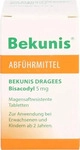 PZN-DE 06189085, Bekunis Dragees Bisacodyl 5 mg Tabletten magensaftresistent Inhalt: