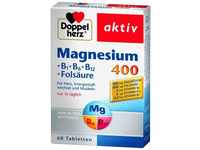 PZN-DE 07625045, Doppelherz Magnesium 400 mg Tabletten Inhalt: 77.9 g, Grundpreis: