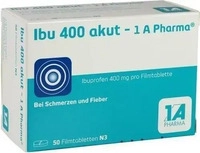 PZN-DE 03045316, Ibu 400 akut - 1 A Pharma Filmtabletten Inhalt: 50 St