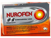 PZN-DE 02547582, NUROFEN Lemon 200 mg Ibuprofen Schmelztabletten Inhalt: 12 St