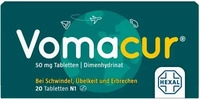 PZN-DE 03815234, Vomacur 50 mg Tabletten Inhalt: 20 St