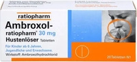 PZN-DE 00680816, Ambroxol ratiopharm 30 mg Hustenl&ouml;ser Tabletten Inhalt: 20 St