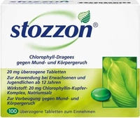 PZN-DE 07474020, Stozzon Chlorophyll &uuml;berzogene Tabletten Inhalt: 100 St