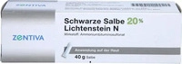 PZN-DE 01596319, Schwarze Salbe 20% Lichtenst Inhalt: 40 g, Grundpreis: &euro; 339,-