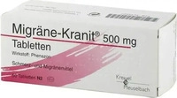 PZN-DE 03438027, Migr&auml;ne Kranit 500 mg Tabletten Inhalt: 50 St