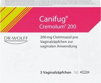 PZN-DE 06349933, Canifug Cremolum 200 Vaginalsuppositorien Inhalt: 3 St