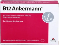 PZN-DE 03541050, B12 Ankermann 1000 &micro;g Vitamin B12 Tabletten hochdosiert &Uuml;berzogene