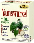 PZN-DE 02833336, Yamswurzel Kapseln vegan Inhalt: 59.3 g, Grundpreis: &euro; 452,11 /