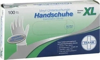 PZN-DE 02500416, Handschuhe Einmal Vinyl gepudert XL Inhalt: 100 St