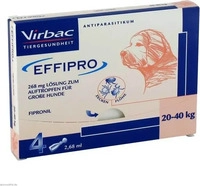 PZN-DE 05507637, Effipro 268 mg vet. L&ouml;sung zum Auftropfen gro&szlig;e Hunde Inhalt: 4 St