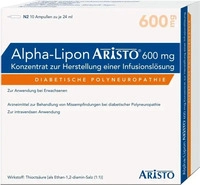 PZN-DE 10033093, Alpha Lipon Aristo 600 mg Konzentrat zur Herstellung einer