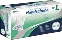 PZN-DE 00990267, Handschuhe Einmal Latex puderfrei L Inhalt: 100 St