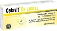 PZN-DE 12347772, Cefavit D3 7.000 I.E. Filmtabletten Inhalt: 36.8 g, Grundpreis: