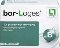PZN-DE 12442795, Bor-Loges Tabletten Inhalt: 22.1 g, Grundpreis: &euro; 647,96 / kg