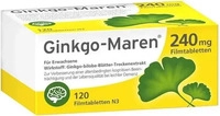 PZN-DE 12580497, Ginkgo-Maren 240 mg Filmtabletten Inhalt: 120 St