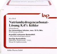 PZN-DE 02782828, Natrium hydrogencarbonat 8,4 Infusionsl&ouml;sung Inhalt: 500 ml,