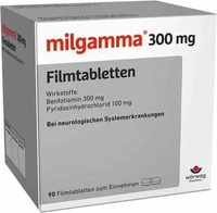 PZN-DE 02913905, milgamma 300 mg Vitamin B1 + 100 mg Vitamin B6 Filmtabletten Inhalt: