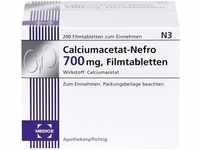 PZN-DE 04133229, Calciumacetat Nefro 700 mg Filmtabletten Inhalt: 200 St