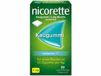 PZN-DE 07353629, nicorette Kaugummi whitemint, 4 mg Nikotin Inhalt: 30 St