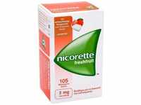 PZN-DE 13754025, Nicorette 2 mg freshfruit Kaugummi Inhalt: 105 St