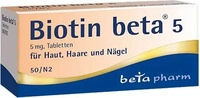 PZN-DE 01841931, Biotin beta 5 Tabletten Inhalt: 50 St