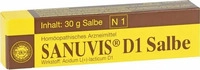 PZN-DE 03690040, Sanuvis D 1 Salbe Inhalt: 30 g, Grundpreis: &euro; 312,33 / kg