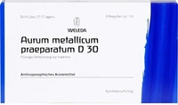 PZN-DE 01618914, Aurum metallicum Pr&auml;parat D 30 Ampullen Inhalt: 8 St